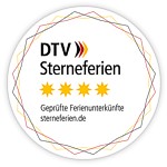 Haus Emmerblick Urkunde / Auszeichnung des DTV mit 4 Sterne